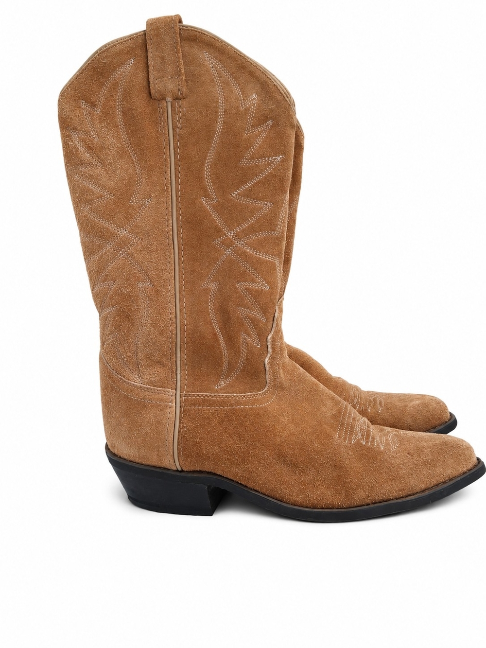 Unisex Western Cowboy Boots Leather Upper Made in India Men's 8 Women's 9 EE W - Picture 7 of 12